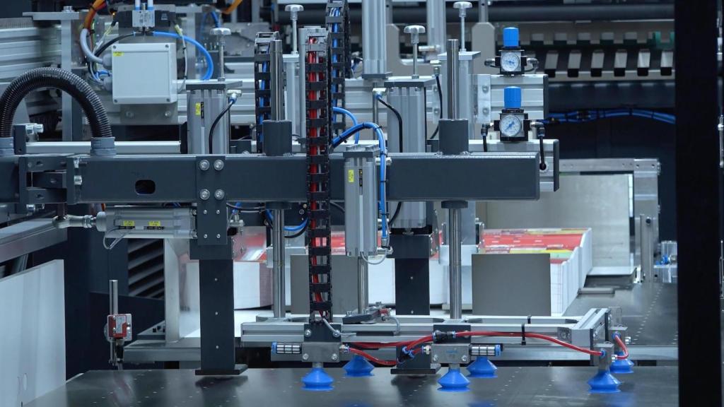 Proceso de etiquetado de la compañía.