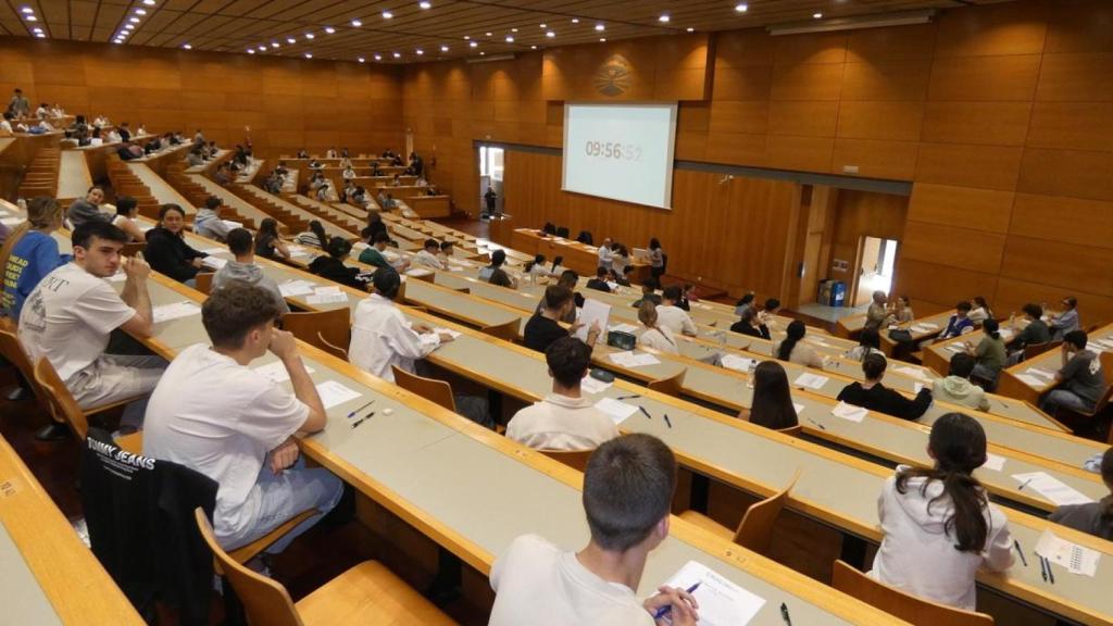 Imagen de los exámenes del año pasado.