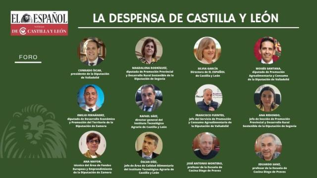 Ponentes del I Foro La Despensa de Castilla y León organizado por El Español – Noticias de Castilla y León