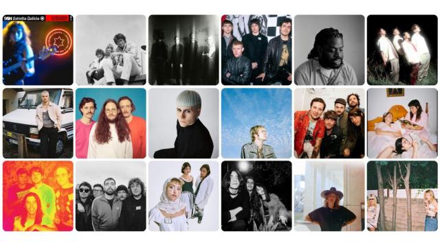 Artitas que actuarán en el SON Estrella Galicia en junio.