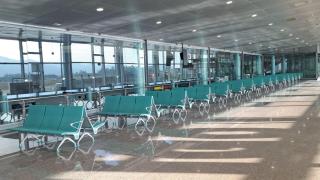 La nueva área de espera ubicada dentro de la zona de embarque de Peinador