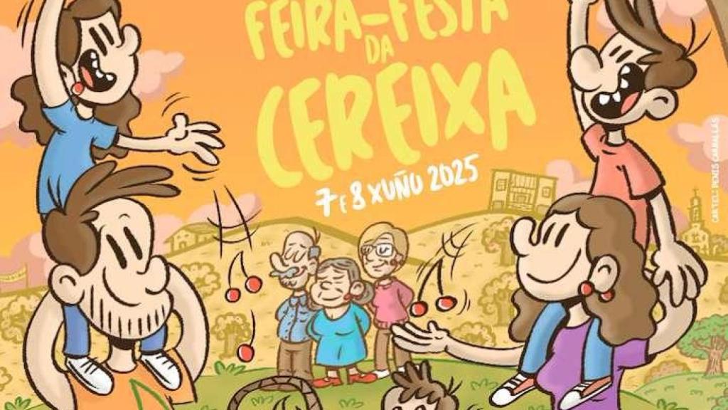 Cartel de la XXXVIII Feira-Festa da Cereixa de Beade