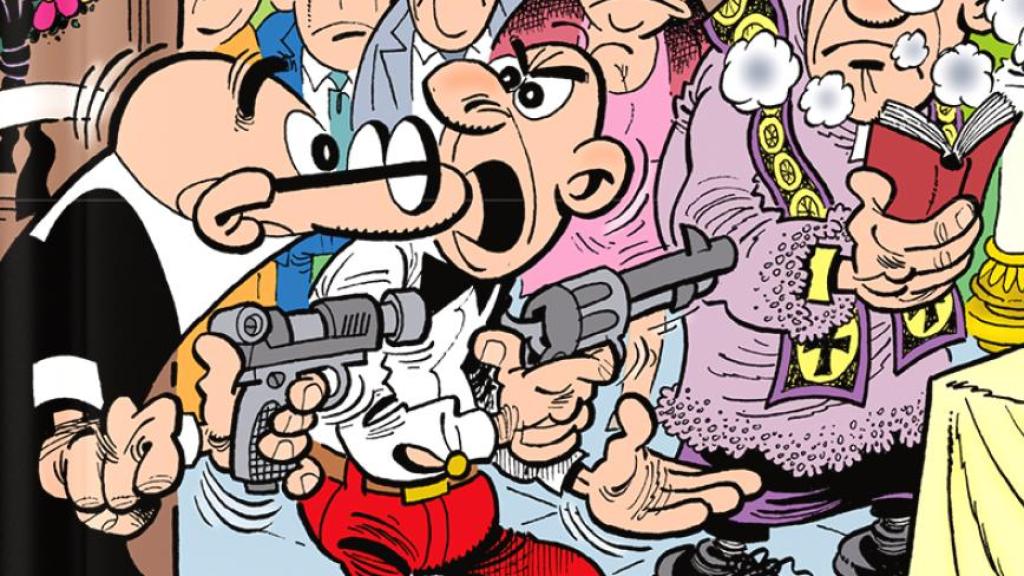 Detalle de la portada de 'Hachís... ¡Salud!', la historieta inédita de Francisco Ibáñez que Bruguera publicará el 16 de octubre.