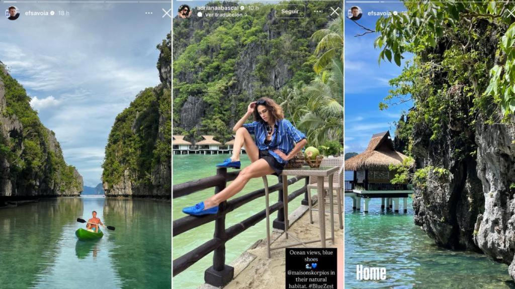 Las imágenes que han compartido Manuel Filiberto de Saboya y Adriana Abascal desde Filipinas.