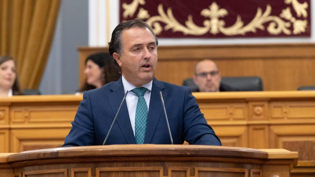 Intervención de David Moreno en el pleno en el que se aprobó la Proposición de Ley para la reforma del Estatuto de Autonomía el pasado jueves.