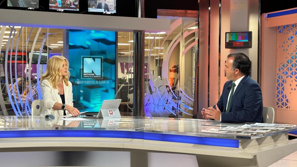 Un momento de la entrevista de David Moreno en 'Castilla-La Mancha despierta.