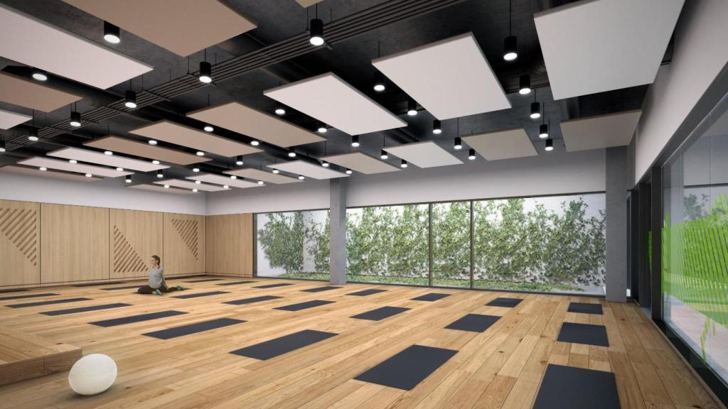 Una de las salas que habrá en el centro deportivo