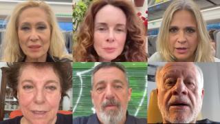 Rosa Benito, Silvia Marsó, Loreto Valverde, Charo López, Pepón Nieto y Juan Echanove