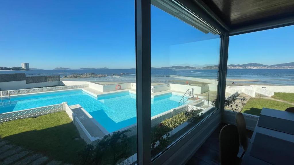 Vistas del alojamiento que cuesta 10.000 euros la noche en Vigo