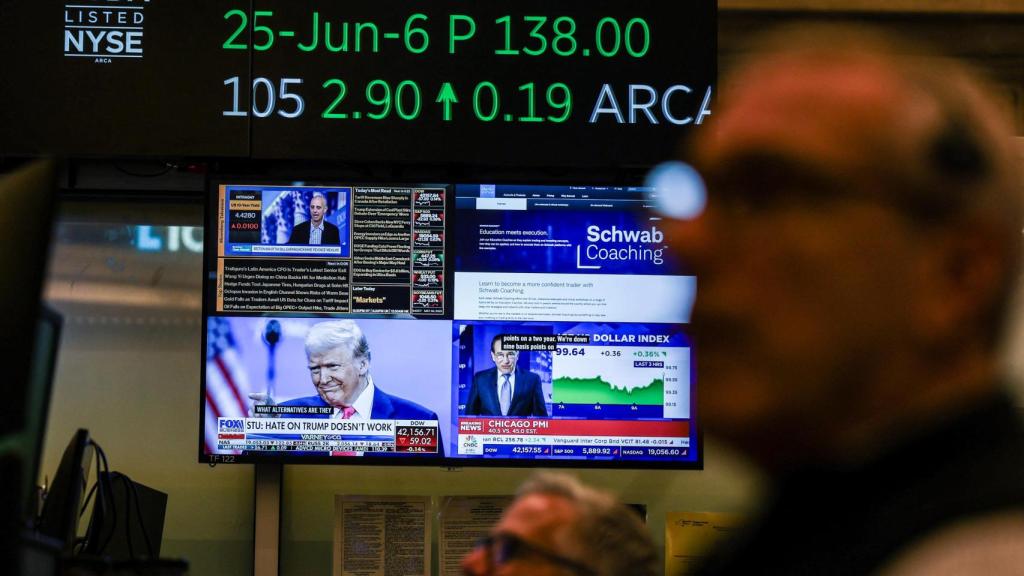 Parqué de la Bolsa de Nueva York.