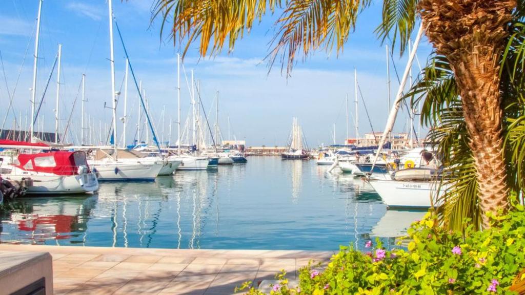 El puerto de Santa Pola.