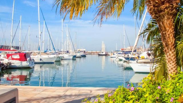 El puerto de Santa Pola.