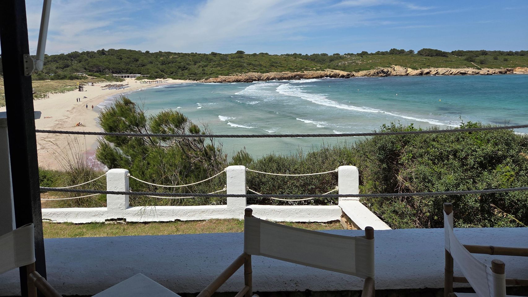 Una playa de Menorca.