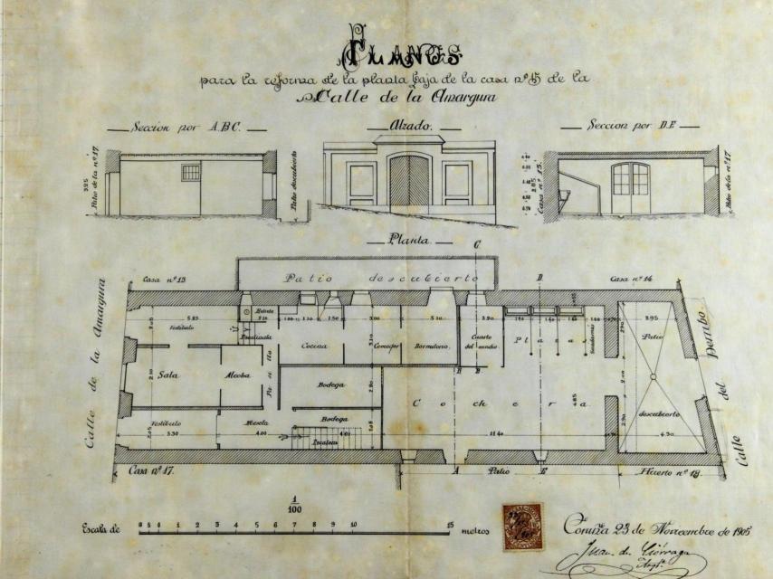 Planimetría. vía Archivo del Reino de Galicia