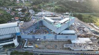 Obras del Hospital Nuevo Montecelo de Pontevedra.