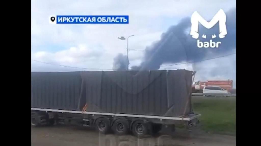 Dron despegando de una de las casetas de madera desplegadas por Ucrania
