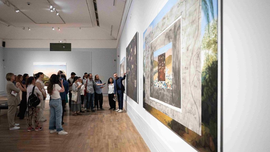 Un momento de la visita guiada a medios. Foto: Patrimonio Nacional