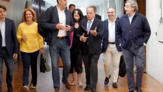 El presidente del Consejo de Cuentas, Mario Amilivia, a su llegada a su comparecencia de este lunes en las Cortes de Castilla y León