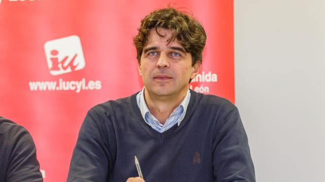 El coordinador de IU Castilla y León, Juan Gascón, en una imagen de archivo