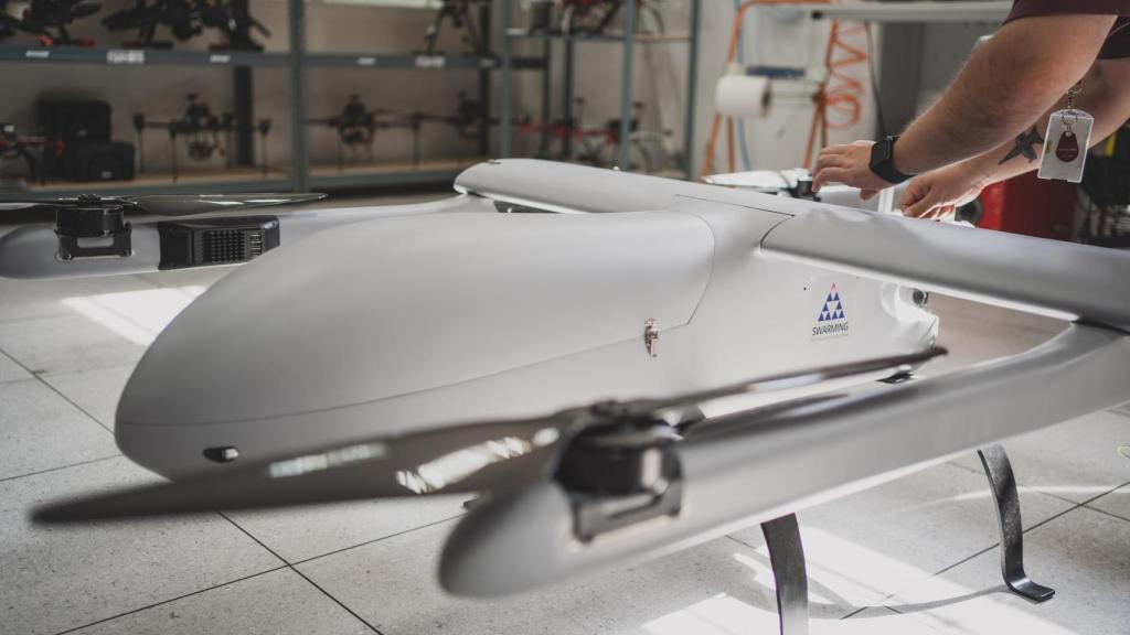 Detalle del dron espía TIZONA.