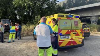 Los equipos de emergencia en el lugar de los hechos.