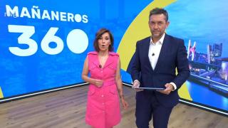 Adela González y Javier Ruiz en 'Mañaneros 360'.