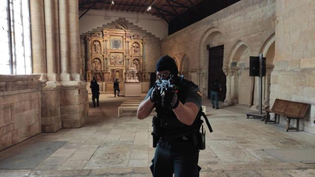La Guardia Civil realiza un simulacro de atentado terrorista en la localidad de Toro