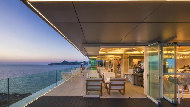 Atardecer en Ibiza desde una de sus mejores azoteas.