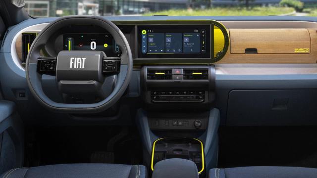 Interior del Fiat Grande Panda