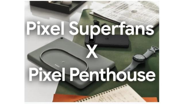 Dispositivos Pixel en una invitación de Google