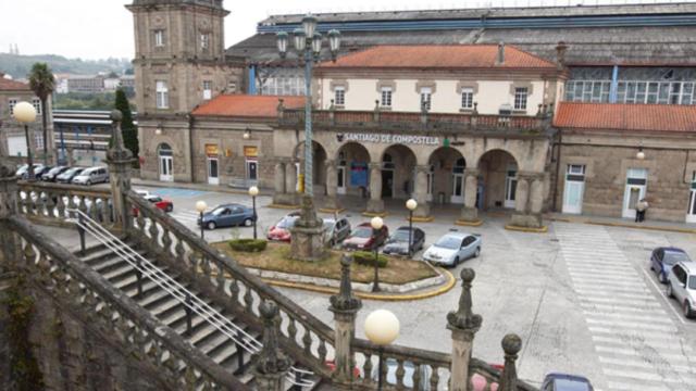 Estación de tren de Santiago de Compostela.