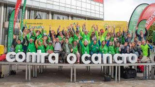 Fotografía de la edición del año pasado de A Coruña en marcha contra o cancro