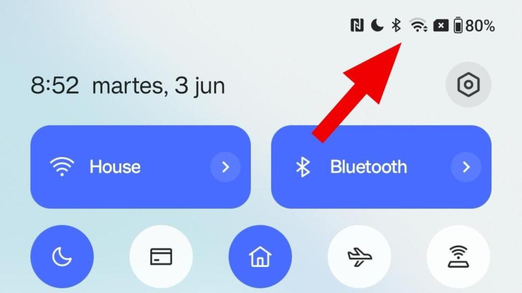 Red Wifi trasmitiendo y Bluetooth sin conexión