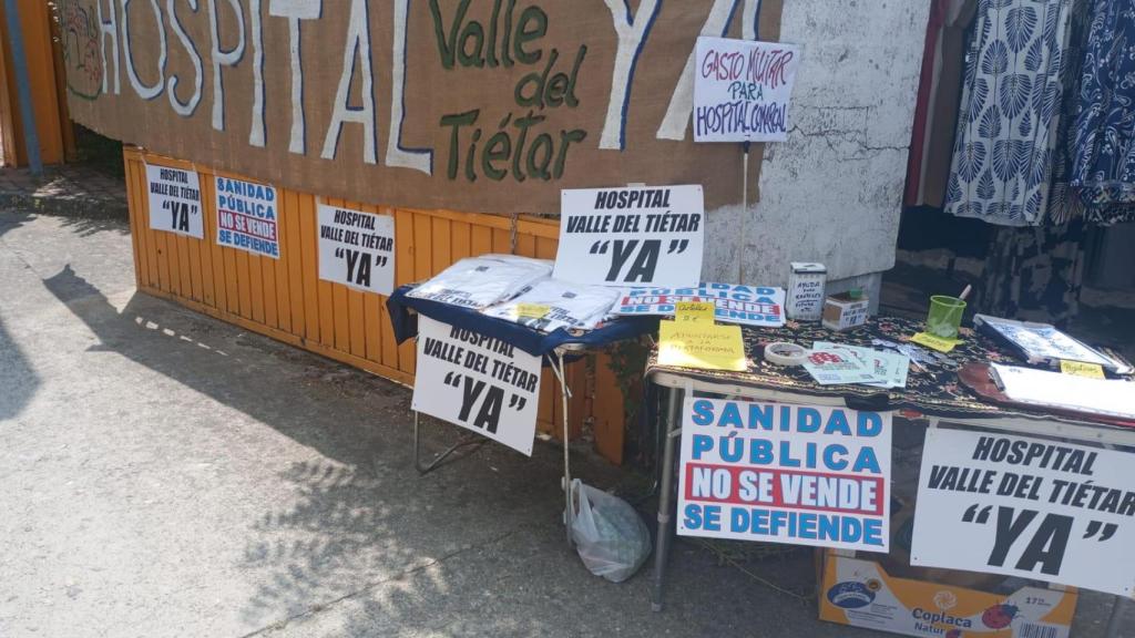 Protestas en el Valle del Tiétar para exigir un hospital en la zona
