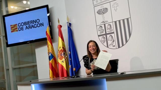 La consejera Carmen Susín, este martes con los datos en la mano.