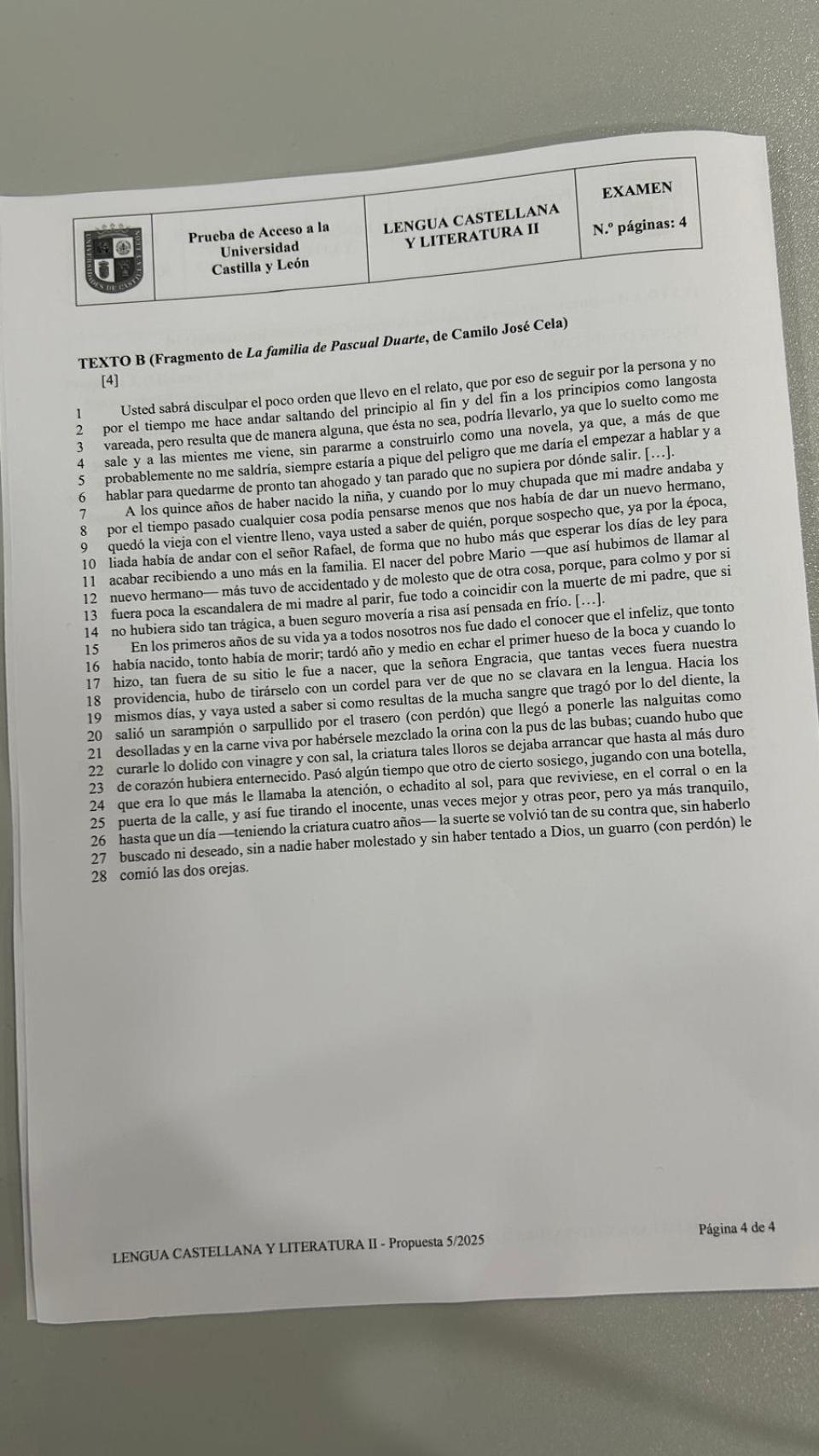 4. Cuarta parte del examen
