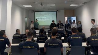 La formación impartida por Iberdrola a los Bomberos de la Diputación de Valladolid
