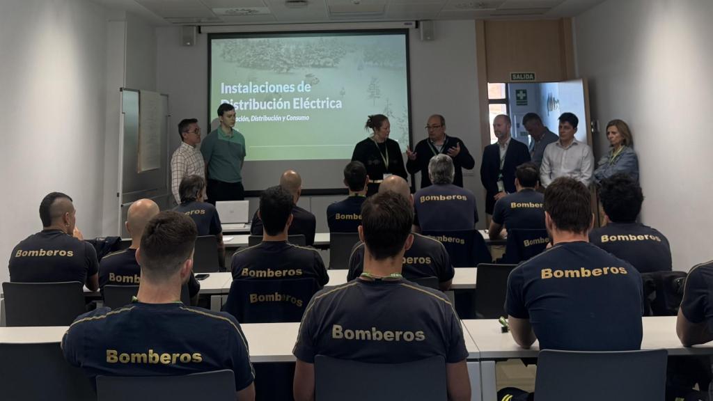 La formación impartida por Iberdrola a los Bomberos de la Diputación de Valladolid