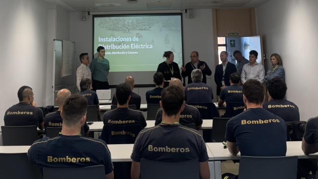 La formación impartida por Iberdrola a los Bomberos de la Diputación de Valladolid