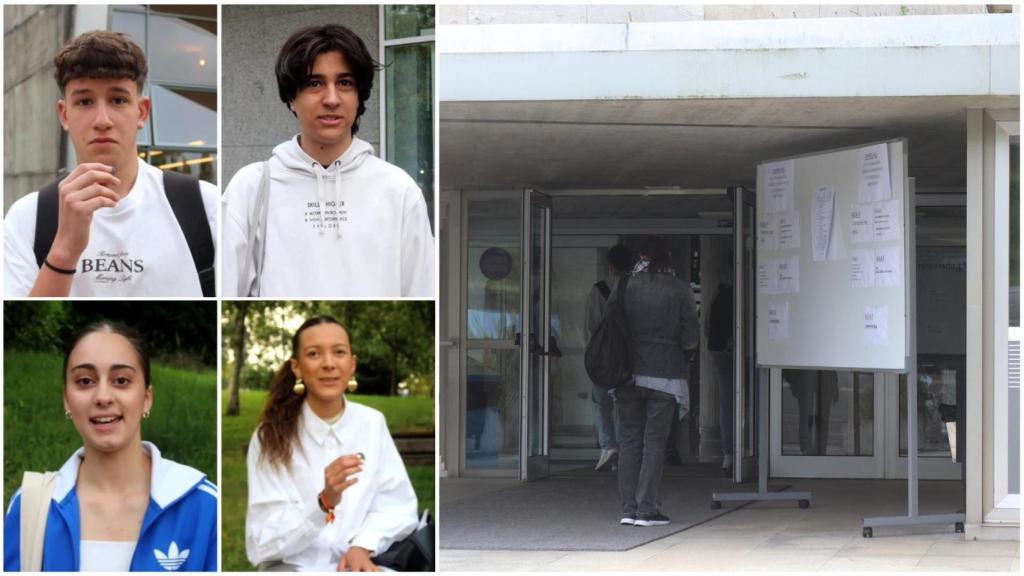 Primeros alumnos de selectividad en Vigo