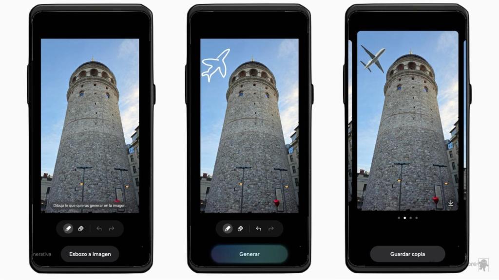 Generando elementos en una foto