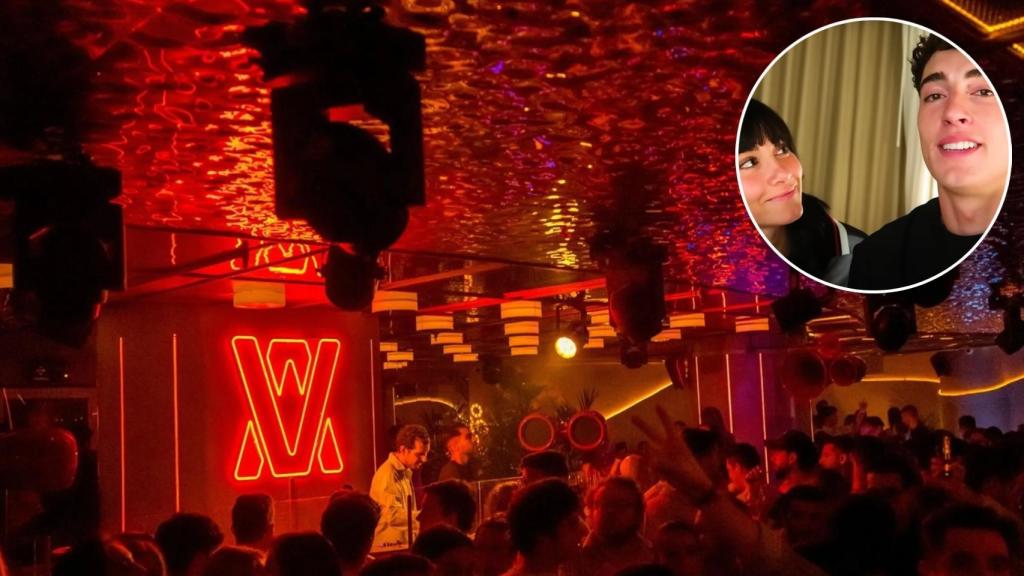 La discoteca Vandido de Madrid y una foto de Aitana y Plex.