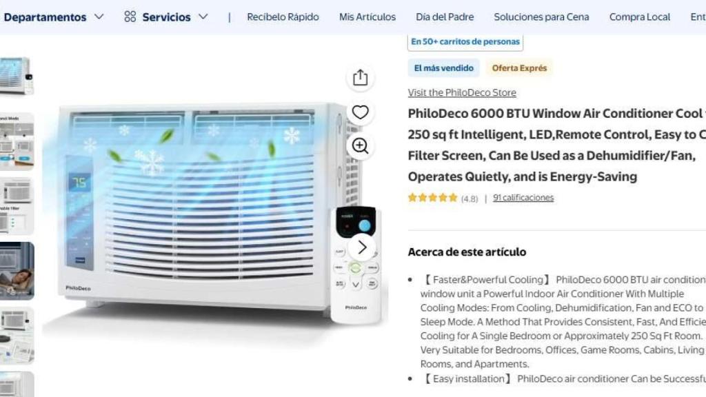 Aire Acondicionado PhiloDeco en Estados Unidos