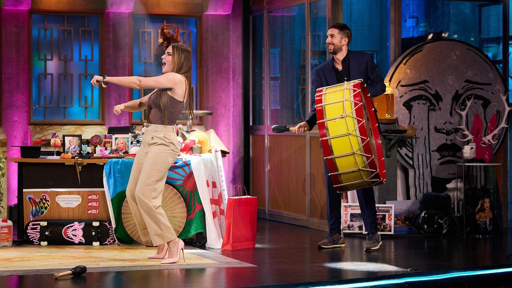 Melody, en una visita anterior a ‘La Revuelta’.