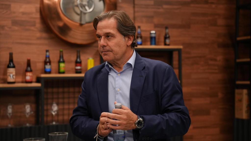 Ignacio Rivera en un momento de la entrevista en el Museo MEGA de A Coruña.