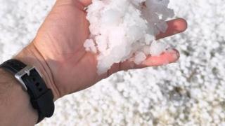 Granizada en Jaulín y Fuendetodos.