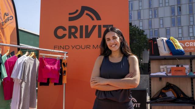 La entrenadora personal Patry Jordán y la nueva colección Crivit de Lidl.