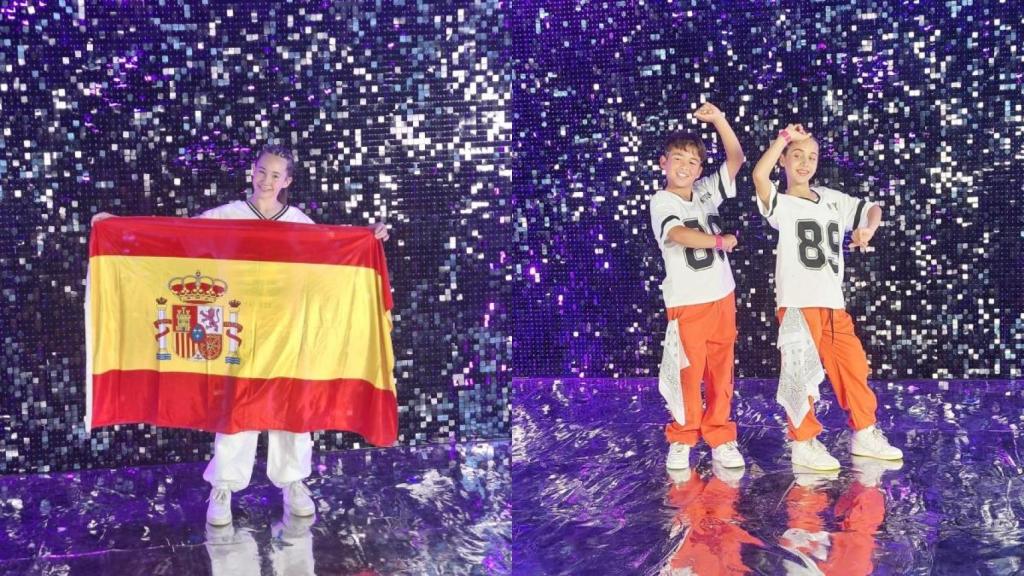 María Pilar, Markel y Valeria.