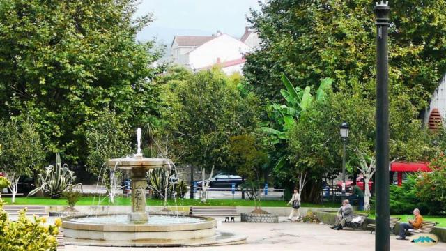 Plaza de Barcelos, en Pontevedra.