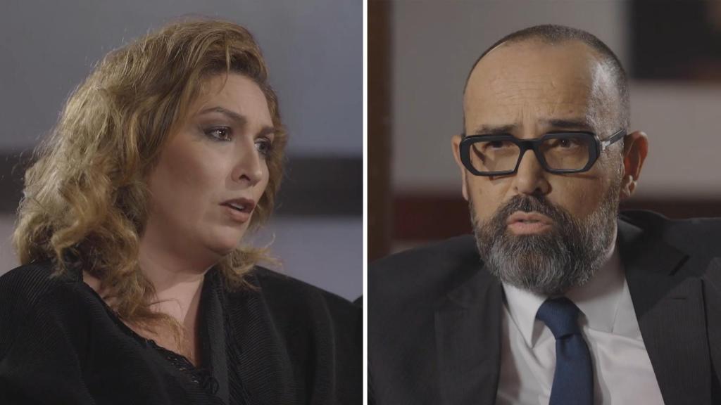 Estrella Morente y Risto Mejide en 'Viajando con Chester'.